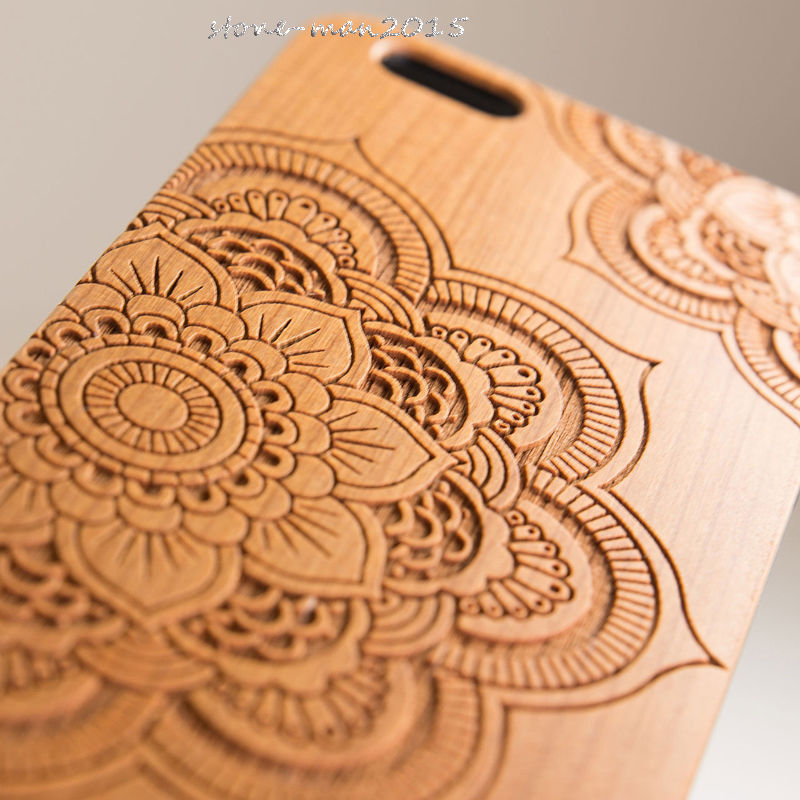Karstadt Natural Wooden Bamboo Protector Hard Case Cover PC Bumper For iPhone 11 Pro X XR XS Max 5 5S SE 8 Plus 6 6S 8 7 Plus