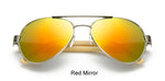 Ralferty Vintage Pilot Wood Sunglasses Men Women UV400 Gradient Sun Glasses Driver Sport Eyewear Original Bamboo Sunglass K1510
