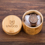 2020 Uwood Wooden Watches Wood Men`s Wristwatches Wooden Band Japan Move' 2035 Quartz Fashion Wood Watch Men relogio masculino