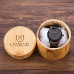 2020 Uwood Wooden Watches Wood Men`s Wristwatches Wooden Band Japan Move' 2035 Quartz Fashion Wood Watch Men relogio masculino