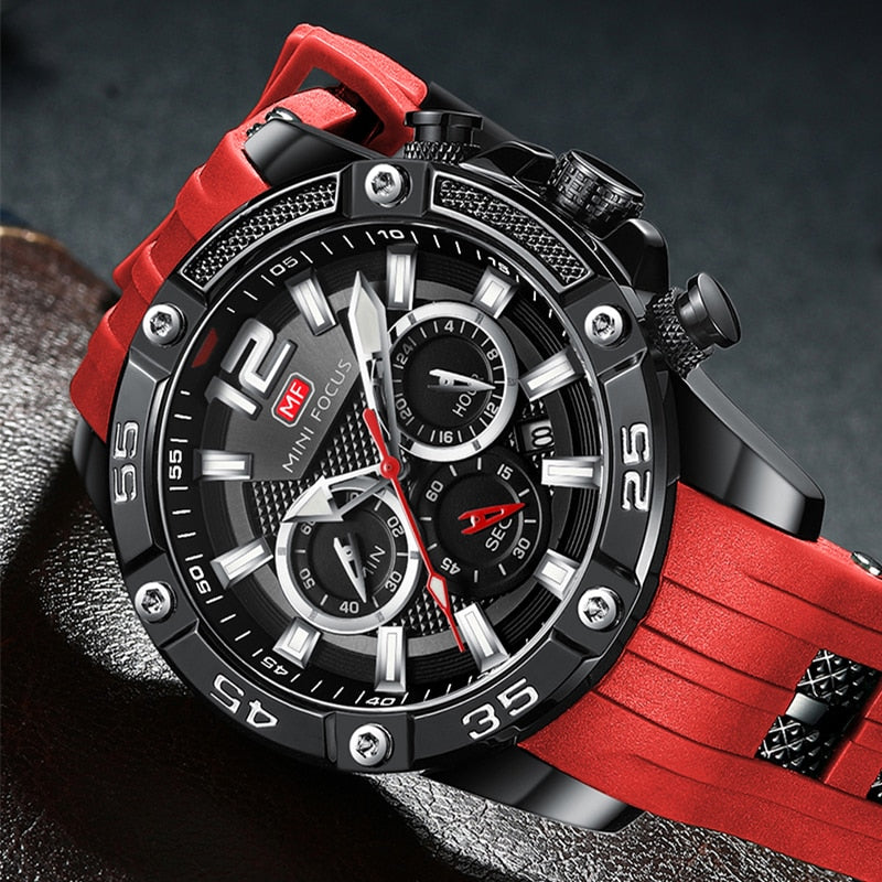 MINI FOCUS Mens Wrist Watches Luxury Design Quartz Watch Men Waterproof Sport Fashion Brand Reloj Hombre Montre Homme Wristwatch