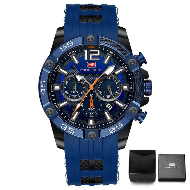 MINI FOCUS Mens Wrist Watches Luxury Design Quartz Watch Men Waterproof Sport Fashion Brand Reloj Hombre Montre Homme Wristwatch