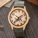 Creative Wood Watch Men Women Couple Quartz Imitate Bamboo Wooden Watch Minimalist Watches Soft Brown Leather Wrist Clock Reloj