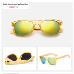 Oulylan Vintage Wooden Leg Sunglasses Men Women Luxury Brand Designer Bamboo Sun Glasses Ladies Retro UV400 Driving Goggles