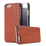 KISSCASE Genuine Bamboo Case For iPhone 6 6s Plus 100% Natural Wood Cover For iPhone 5 5s SE X 7 8 Plus 6 6s Xr Xs Max Funda Bag