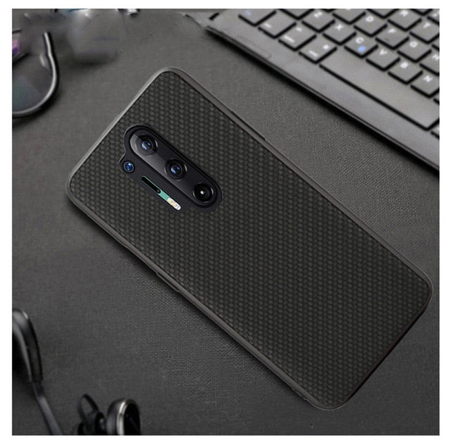 New Phone Case for Oneplus 8 pro Wood Bamboo Silicon Nylon Case For Oneplus 8 Oneplus8 One Plus 8 Pro Phone Cover