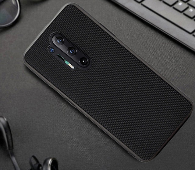 New Phone Case for Oneplus 8 pro Wood Bamboo Silicon Nylon Case For Oneplus 8 Oneplus8 One Plus 8 Pro Phone Cover