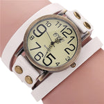 Luxury Brand Vintage Cow Leather Bracelet Watch Women Leather Bamboo Women's Watch  Classic reloj mujer 2019 relogio feminino