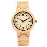 YISUYA Nature Wood Bamboo Watch Men Handmade Full Wooden Creative Women Watches New Fashion Quartz Clock Christmas Gift