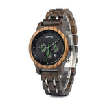 BOBO BIRD Simple Wood Women Watches reloj mujer Miyota Quartz Movement Ladies Clock Custom Wristwatch Gift with Wooden Box B-P18