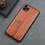 New For iPhone 11 Case Luxury Slim Wood Back Cover TPU Bumper Case For iPhone 11 Pro iPhone 11 Pro Max Phone Cases