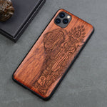 New For iPhone 11 Case Luxury Slim Wood Back Cover TPU Bumper Case For iPhone 11 Pro iPhone 11 Pro Max Phone Cases