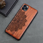 New For iPhone 11 Case Luxury Slim Wood Back Cover TPU Bumper Case For iPhone 11 Pro iPhone 11 Pro Max Phone Cases