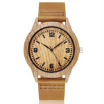 Black Tree of Life Imitation Bamboo Wood Watch Men Women Couple Quartz Wooden Clock Leather Wristwatch Male Reloj montre uhr