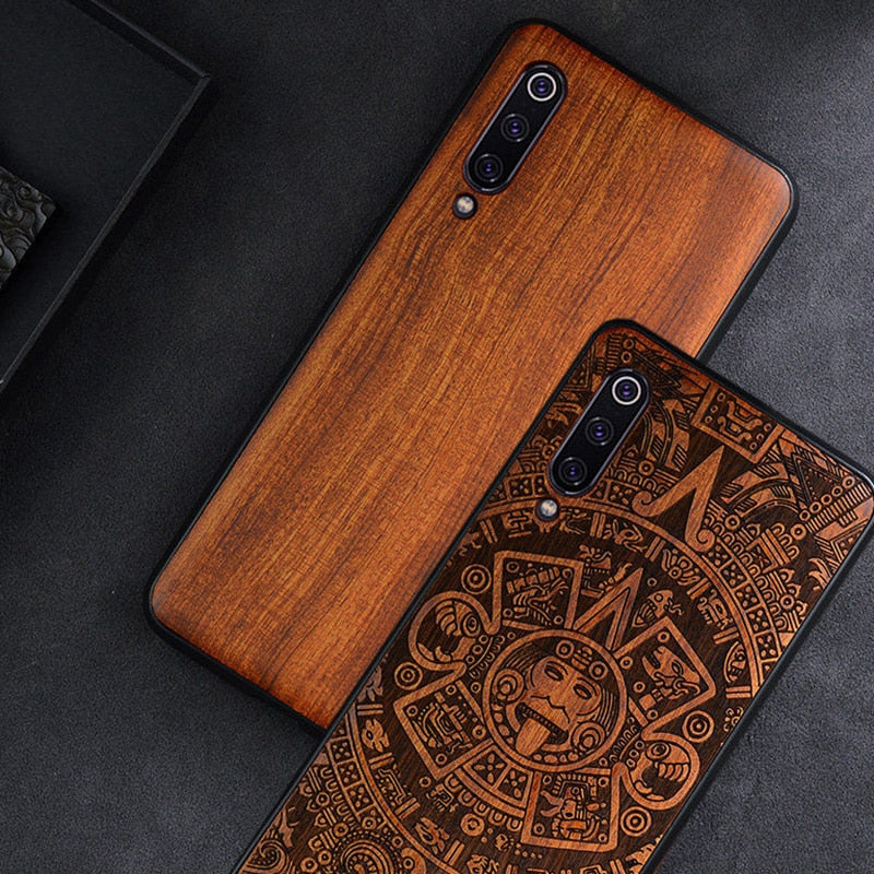 Phone Case For Xiaomi Mi 9T Mi 10 9 8 Mix 3 2s Original Boogic Wood Case For Xiaomi Redmi K20 K30 Pro Note 8 9 Phone Accessories