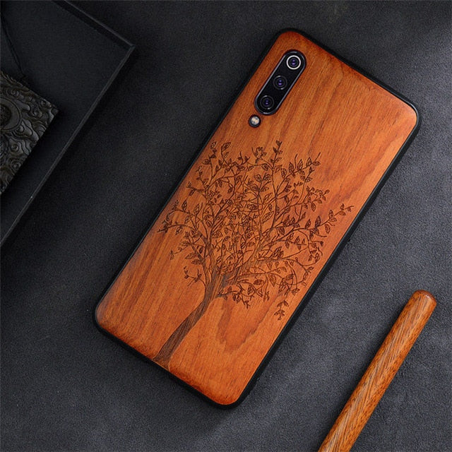 Phone Case For Xiaomi Mi 9T Mi 10 9 8 Mix 3 2s Original Boogic Wood Case For Xiaomi Redmi K20 K30 Pro Note 8 9 Phone Accessories