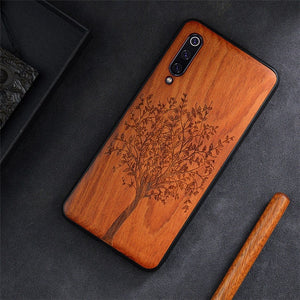Phone Case For Xiaomi Mi 9T Mi 10 9 8 Mix 3 2s Original Boogic Wood Case For Xiaomi Redmi K20 K30 Pro Note 8 9 Phone Accessories