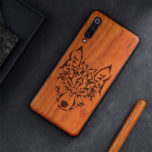 Phone Case For Xiaomi Mi 9T Mi 10 9 8 Mix 3 2s Original Boogic Wood Case For Xiaomi Redmi K20 K30 Pro Note 8 9 Phone Accessories