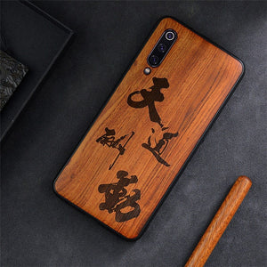 Phone Case For Xiaomi Mi 9T Mi 10 9 8 Mix 3 2s Original Boogic Wood Case For Xiaomi Redmi K20 K30 Pro Note 8 9 Phone Accessories