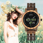 BOBO BIRD Top Luxury Brand Watch Women relogio feminino Date Display Wristwatches Timepiece Clock Stop Functional saat