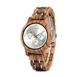BOBO BIRD Top Luxury Brand Watch Women relogio feminino Date Display Wristwatches Timepiece Clock Stop Functional saat