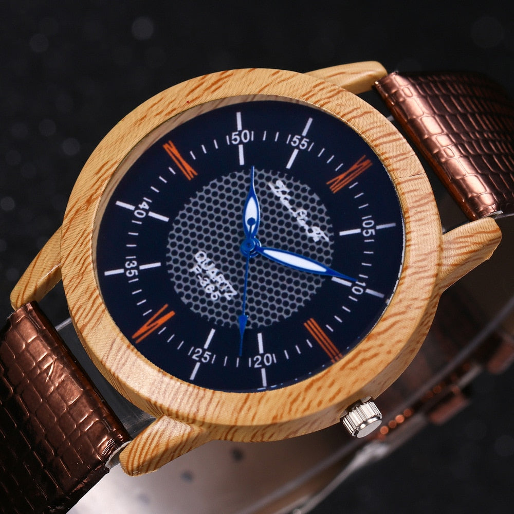 Relogio Masculino Watch Mens Natural Wood Bamboo Watches Womens Vintage Wooden Watch Luxury Brand Business Quartz Wristwatches